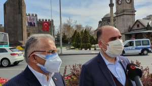 Günaydın ve Büyükkılıç'tan korona virüs denetimi