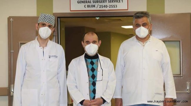 Kayseri Şehir Hastanesi'nde bir ilk: kapalı yöntemle yemek borusu kanseri ameliyatı yapıldı