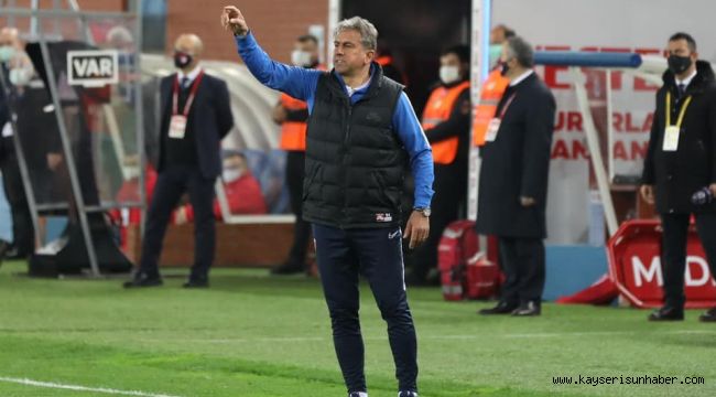 Kayserispor teknik direktörü Hamzaoğlu: "Her puan çok önemli"