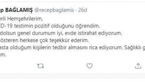 KTB Başkanı Bağlamış Covid'e yakalandı