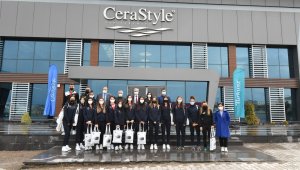 Turkuaz Seramik OSB'den sponsor ziyareti