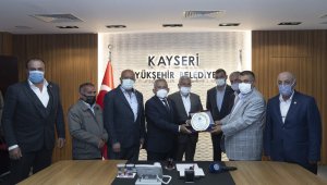 Büyükkılıç'a Ziraat Odası başkanlarından teşekkür ziyareti