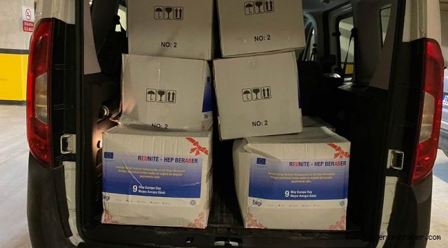 Kayseri Avrupa Birliği Bilgi Merkezi'nden ihtiyaç sahibi ailelere destek