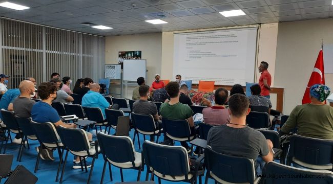 Kayseri'de yaz dağcılık eğitim faaliyetleri devam ediyor