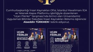 KAYÜ Öğrencisi, "Uçan Fikirler Yarışmasında" birinci oldu