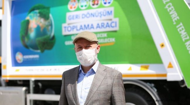 Kocasinan'da Türkiye'de ilk olan sistemle 1 yılda geri dönüşüme büyük katkı