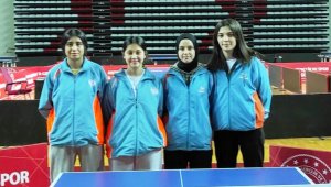 Kocasinan'ın Masa Tenisi B Takımı ilk yarıyı yine lider tamamladı