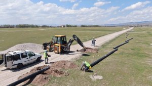 Sindelhöyük Mahallesindeki içme su hattı yenileniyor
