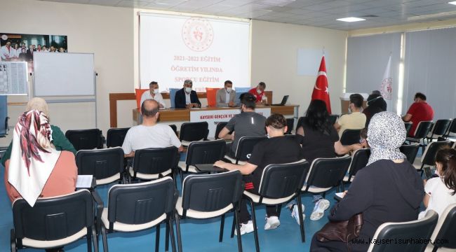 Sportif Yetenek Taraması Değerlendirme ve Branşlara Yönlendirme Toplantısı yapıldı