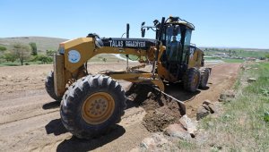 Talas'ın kırsalında hummalı çalışmalar