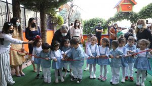 Başkan Palancıoğlu minik öğrencilerin sergisini gezdi