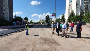 Beyazşehir mahallesine 5 bin ton asfalt