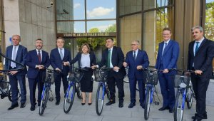 Büyükkılıç'tan Avrupalı Büyükelçiler ile birlikte bisiklet farkındalığı