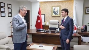 Kaymakam Cebeci Başkan Akay'ı ziyaret etti