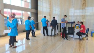 Kayseri Serbest Bölge'de aşı merkezi kuruldu