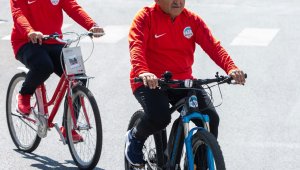 Kayserililerin bisiklet kullanma alışkanlığı 15 km'lik yol ile gelişecek