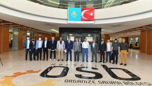 Kazakistan'ın Türkiye Büyükelçisi başkanlığındaki heyet Kayseri OSB'yi ziyaret etti