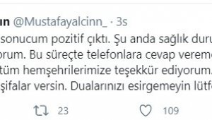 "Mustafa Başkan, korona illeti sizi mi buldu?"