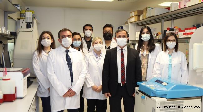 Rektör Çalış: "Erciyes Üniversitesi tarafından geliştirilen aşının Türk ismiyle anılması bizi gururlandırdı"