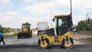 Talas'ta asfalt çalışmaları devam ediyor