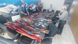 Yasa dışı av yapan avcıların tüfekleri satışa çıkarılıyor