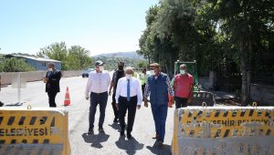 Hisarcık-Hacılar arasındaki yolda sona yaklaşıldı