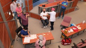 KASKİ de aşı seferberliğine katıldı