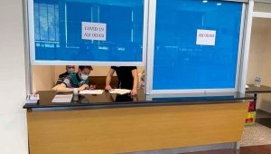 Kayseri Havalimanında Aşı Merkezi hizmete girdi