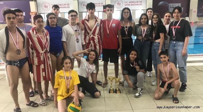 Kayseri Olimpik Sutopu 1 gümüş 1 bronz madalya kazandı