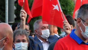 Nursaçan, Demokrasi Yürüyüşüne katıldı