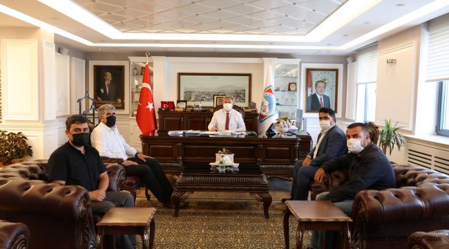 Pazarcılar Odasından Başkan Palancıoğlu'na ziyaret