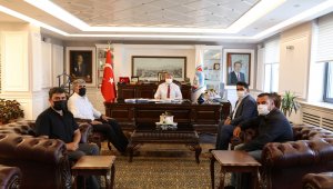 Pazarcılar Odasından Başkan Palancıoğlu'na ziyaret