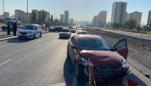 Kayseri'de zincirleme trafik kazası
