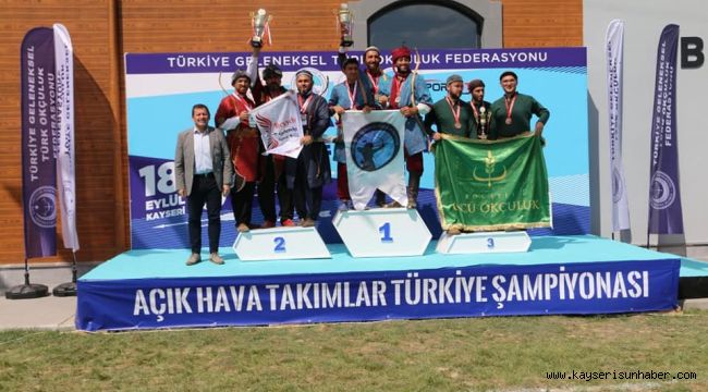 Açık Hava Takımlar Türkiye Şampiyonası sona erdi