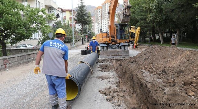 KASKİ, yağmur sularını kanalizasyon hattından ayırıyor