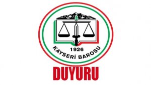 Kayseri Barosu seçime gidiyor