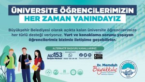Kayseri Büyükşehir Belediyesi, üniversitelileri yalnız bırakmıyor