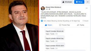 KÜRTÜNCÜ VE KİRACIOĞLU'NDAN AYETLİ GÖNDERME