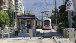 Talas T2 raylı sistem hattı yeniden hizmete başladı