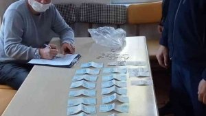 Dilencinin üzerinden bin 546 TL çıktı