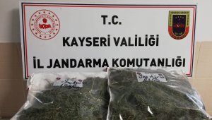Kayseri'de 4 kilo esrar ele geçirildi