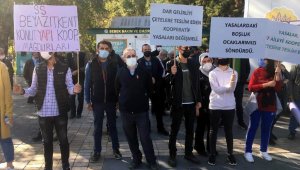 Konut sahiplerinden kendilerine borç çıkaran kooperatife tepki