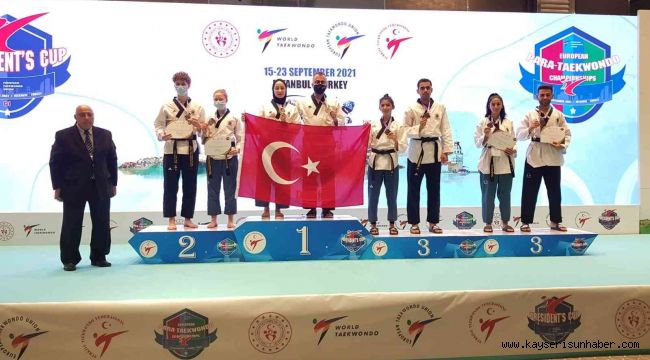 Taekwondo sporcuları İstanbul'dan madalyalar ile döndü