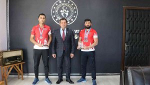 Taekwondo sporcularından Kabakcı'ya ziyaret