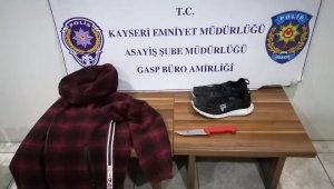 Akaryakıt istasyonunu soyan maskeli hırsız 180 saatlik kamera görüntüsü izlenerek yakalandı