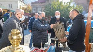 Antika pazarı yoğun ilgi gördü