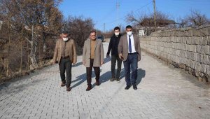 Hasandede Caddesi'nde ve Çağlayan Bölgesi'nde kilitli parke çalışması