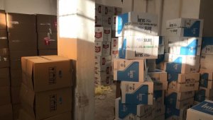 Kayseri'de 6 milyon dal boş makaron ele geçirildi