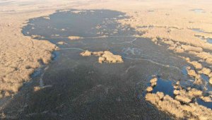 Sultan Sazlığı'ndaki yangının hasarı gün ağarınca ortaya çıktı