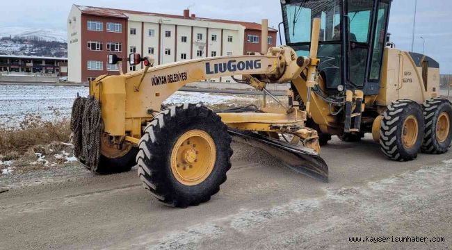 Bünyan'da altyapı ve yollarda bakım